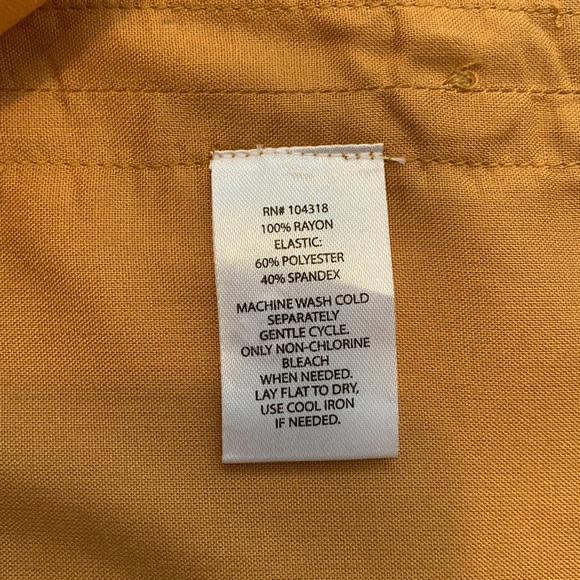 Derek Heart Mustard Strapless Top Dress Size Small - Picture 5 of 5